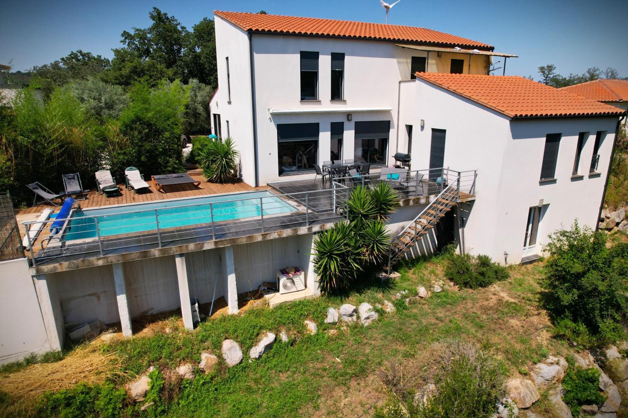 Villa Contemporaine, Jardin Mediterraneen Et Piscine Privee Saint-Jean-Pla-de-Corts Экстерьер фото